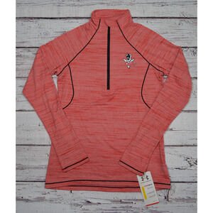 Cal U Vulcans Long Sleeve Fitted Shirt Collegiate Licensed Women Size Medium NWT